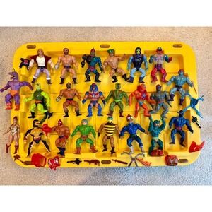 Vintage Masters of the Universe MOTU Action Figure Lot 22 80s SOME ACCESSORIES
